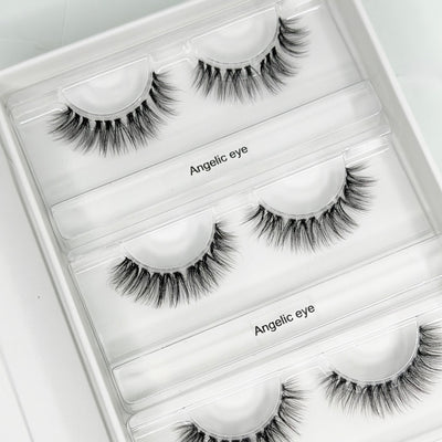 Angelic Eyes DIY Wimpern — offene 4er Box mit Dolleye Look von Glashes