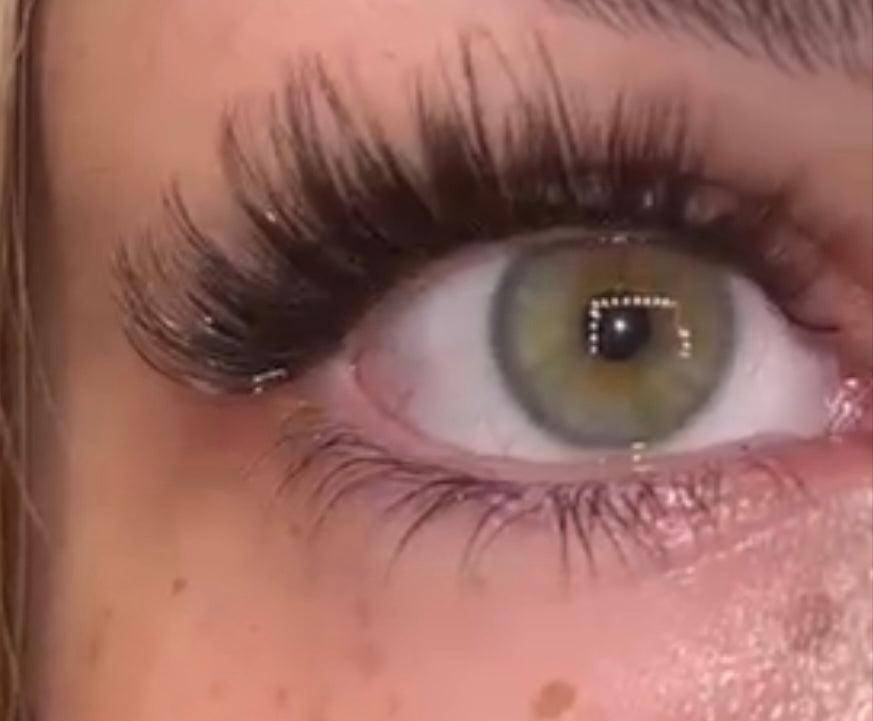Black Peacock (Cateye) 10-14mm - Glashes