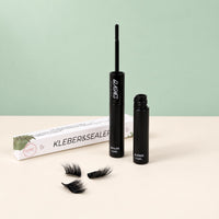 Schwarzer Kleber + Transparenter Sealer
