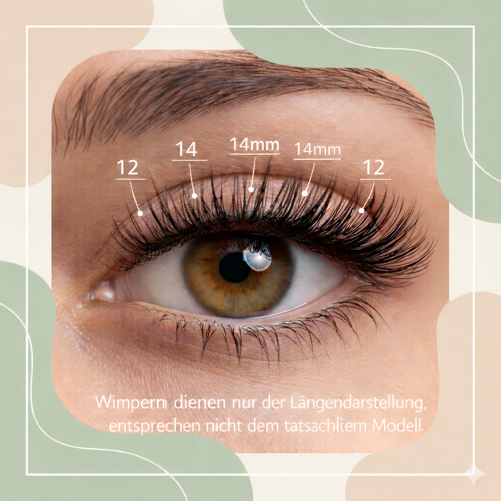 Starterset Nuvia (Dolleye 12-14mm CC- Curl - Glashes