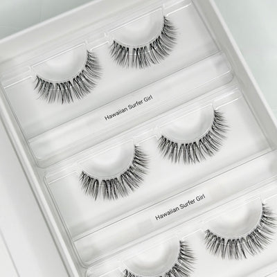 Hawaiian Surfergirl DIY Wimpern — offene 4er Box mit Dolleye Look von Glashes