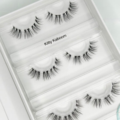 Kitty Kaboom DIY Wimpern — offene 4er Box mit Cateye Look von Glashes