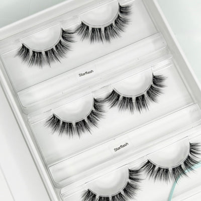 Starflash DIY Wimpern — offene 4er Box mit Dolleye Look von Glashes