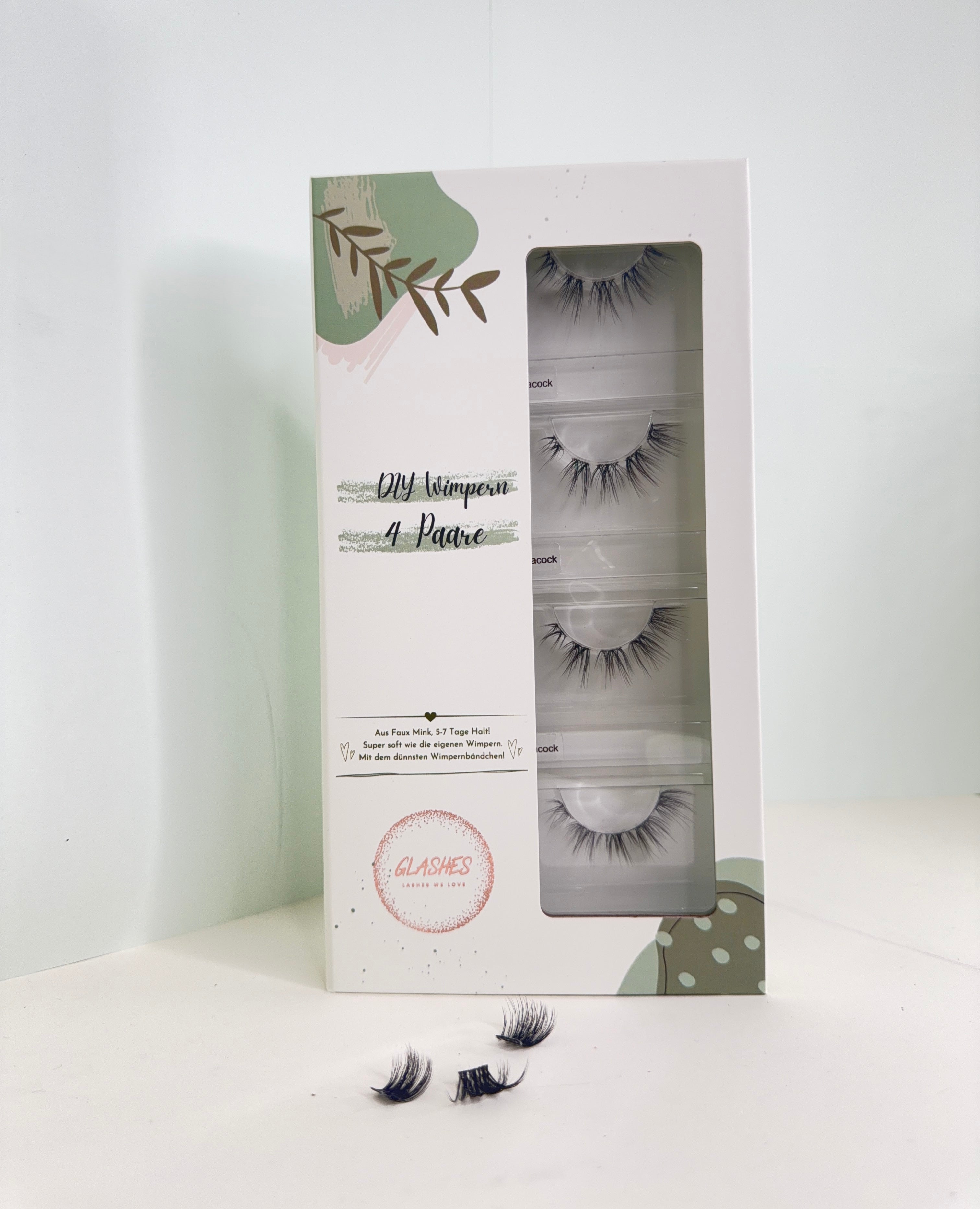 Black Peacock (Cateye) 10-14mm CC-Curl - Glashes