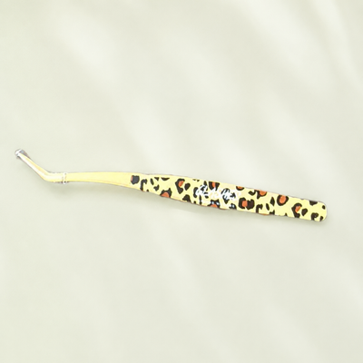 Glashes Antihaft Leo Pinzette — Limited Edition DIY Wimpern Applikator