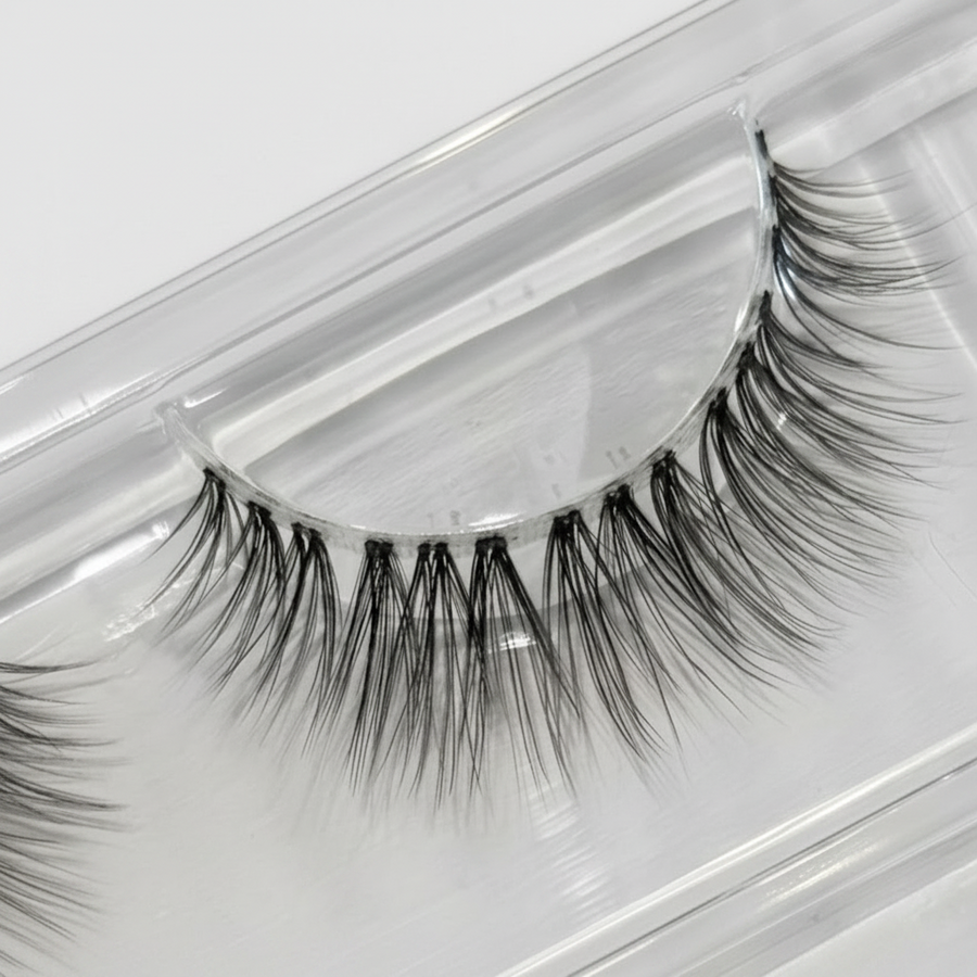 Glashes Nuvia dunkelbraun (Dolleye 12-14mm CC- Curl)