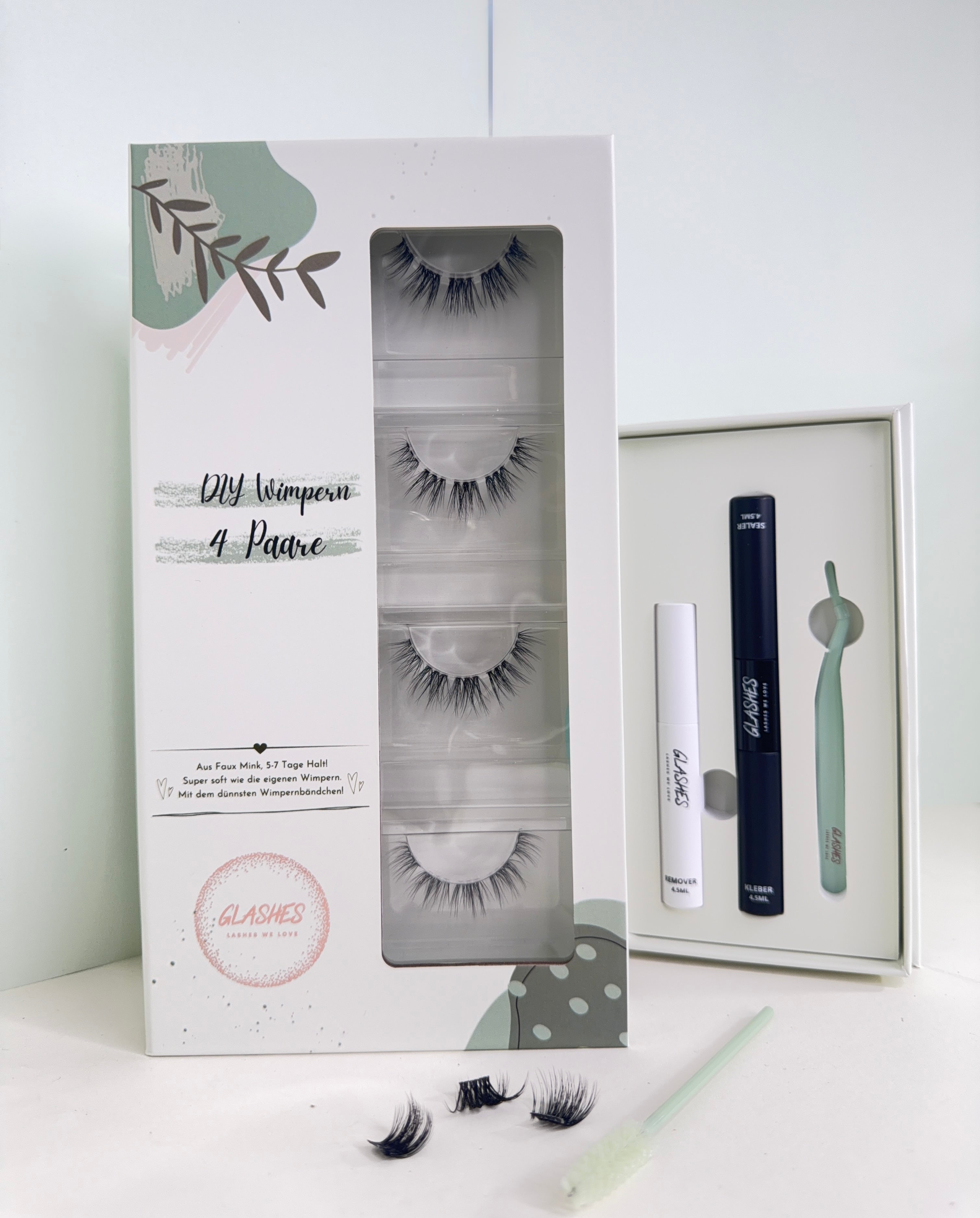 Starterset Fairytale (Dolleye 10-14mm CC- Curl ) - Glashes