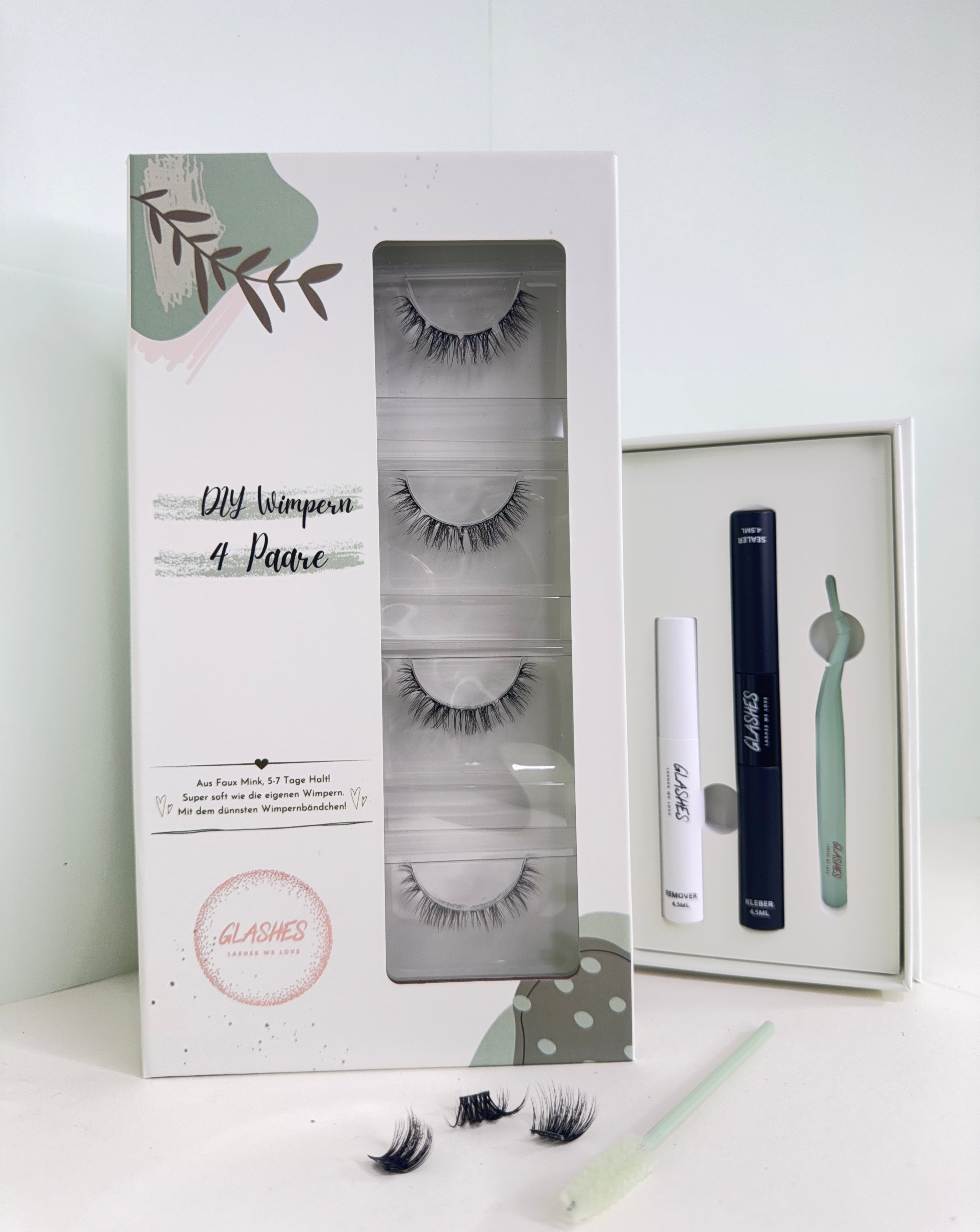 Starterset Glashes Lover (Dolleye 12-13 mm D - Curl ) - Glashes