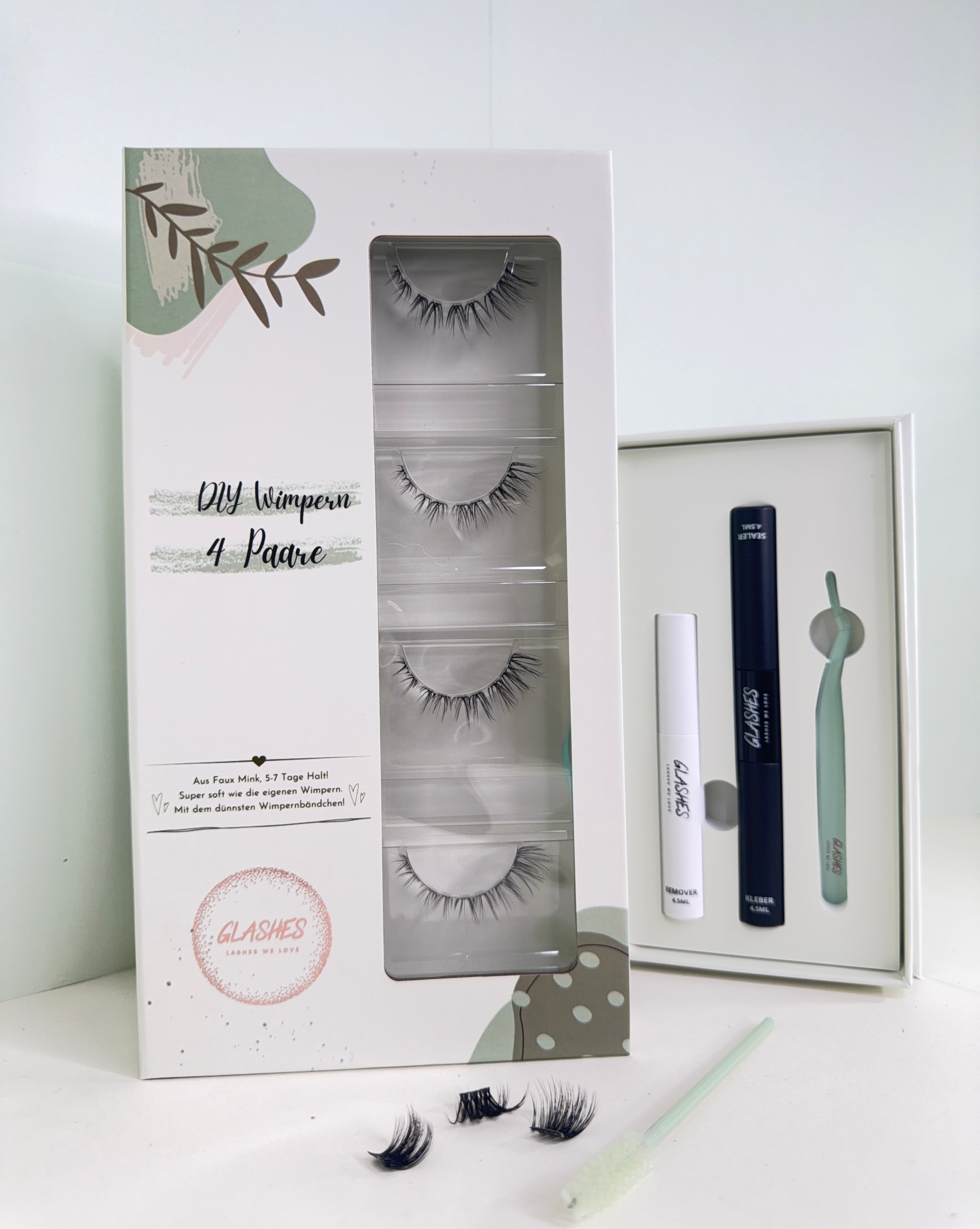 Starterset Luna Lash (Cateye) 6-14mm CC- Curl - Glashes