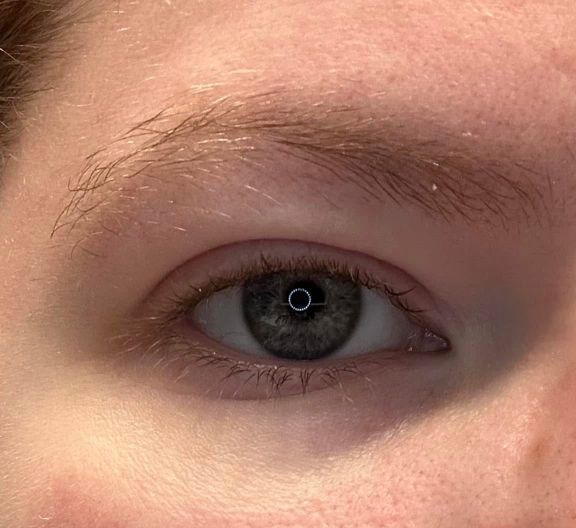 Vorher Foto DiY Lashes