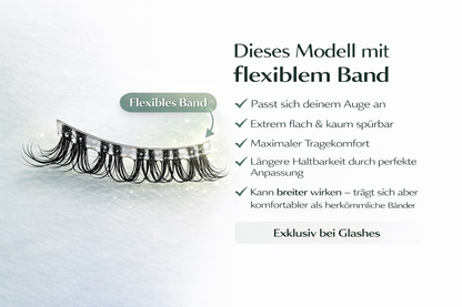 Starterset Black Peacock (Cateye) 10-14mm CC-Curl - Glashes