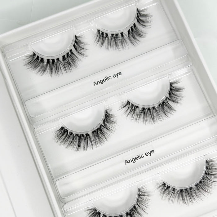 Angelic Eyes DIY Wimpern — offene 4er Box mit Dolleye Look von Glashes