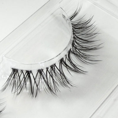 Butterfly Bliss DIY Wimpern Nahaufnahme — Fasern und Band im Detail