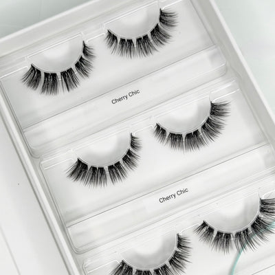 Cherry Chick DIY Wimpern — offene 4er Box mit Cateye Look von Glashes