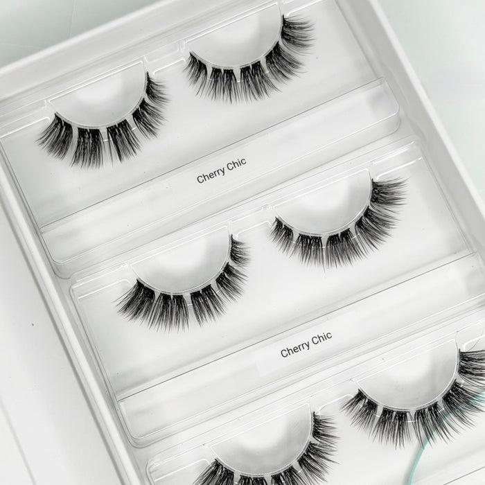 Cherry Chick DIY Wimpern — offene 4er Box mit Cateye Look von Glashes
