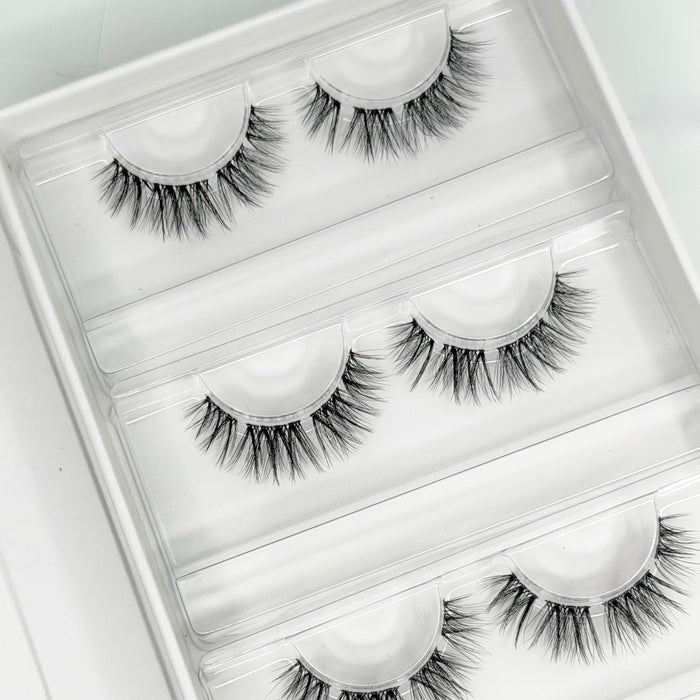 Drama Baby DIY Wimpern — offene 4er Box mit Dolleye Look von Glashes