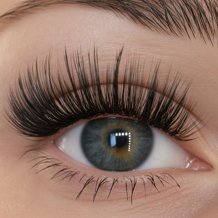 Endless Glashes DIY-Wimpern von Glashes – Tragebild am Auge