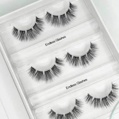 Endless Glashes DIY Wimpern — offene 4er Box mit Dolleye Look von Glashes