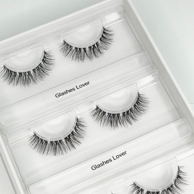 Glashes Lover DIY Wimpern — offene 4er Box mit Dolleye Look von Glashes
