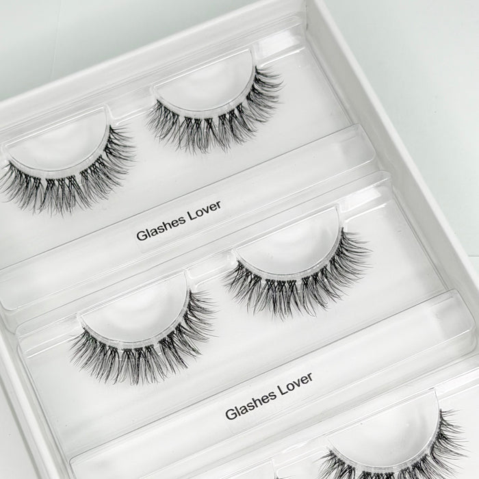 Glashes Lover DIY Wimpern — offene 4er Box mit Dolleye Look von Glashes
