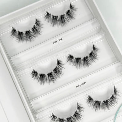 Holy Lash DIY Wimpern — offene 4er Box mit Dolleye Look von Glashes