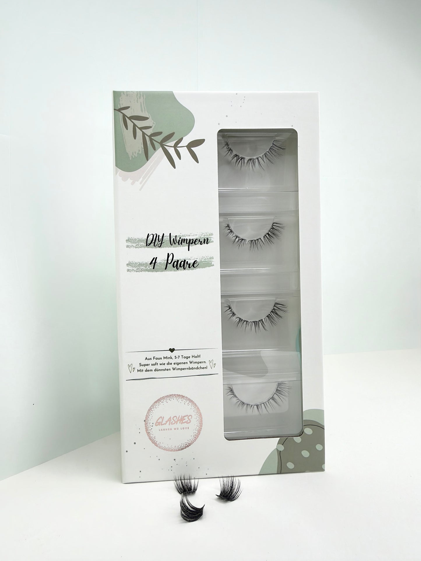 Luna Lash (Cateye 6-14mm) CC- Curl  on - Glashes