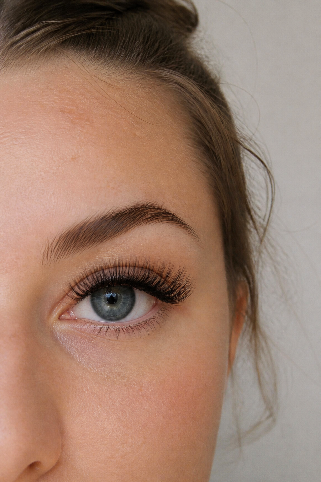 DIY Wimpern nachher