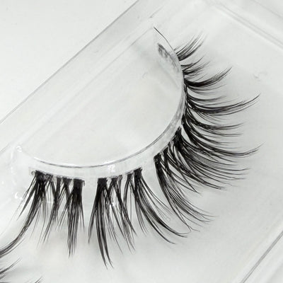 Spicy Spike DIY Wimpern Nahaufnahme — Fasern und Band im Detail