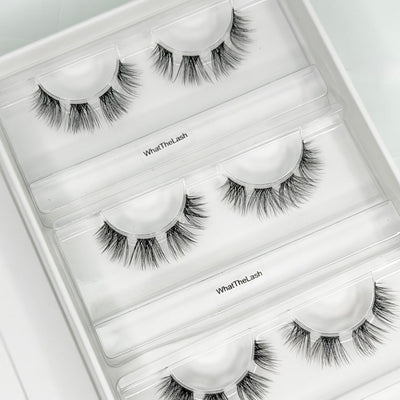 WhatTheLash DIY Wimpern — offene 4er Box mit Dolleye Look von Glashes