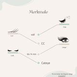 Black Peacock (Cateye) 10 - 14mm - Glashes