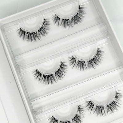 Drama Baby DIY-Wimpern von Glashes – Wimpern in der offenen Box, Nahaufnahme
