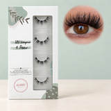 Glashes Holy Lash DIY-Wimpern von Glashes – geschlossene 4er-Box mit Tragebild am Auge