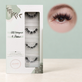 Starflash DIY-Wimpern von Glashes – geschlossene 4er-Box mit Tragebild am Auge