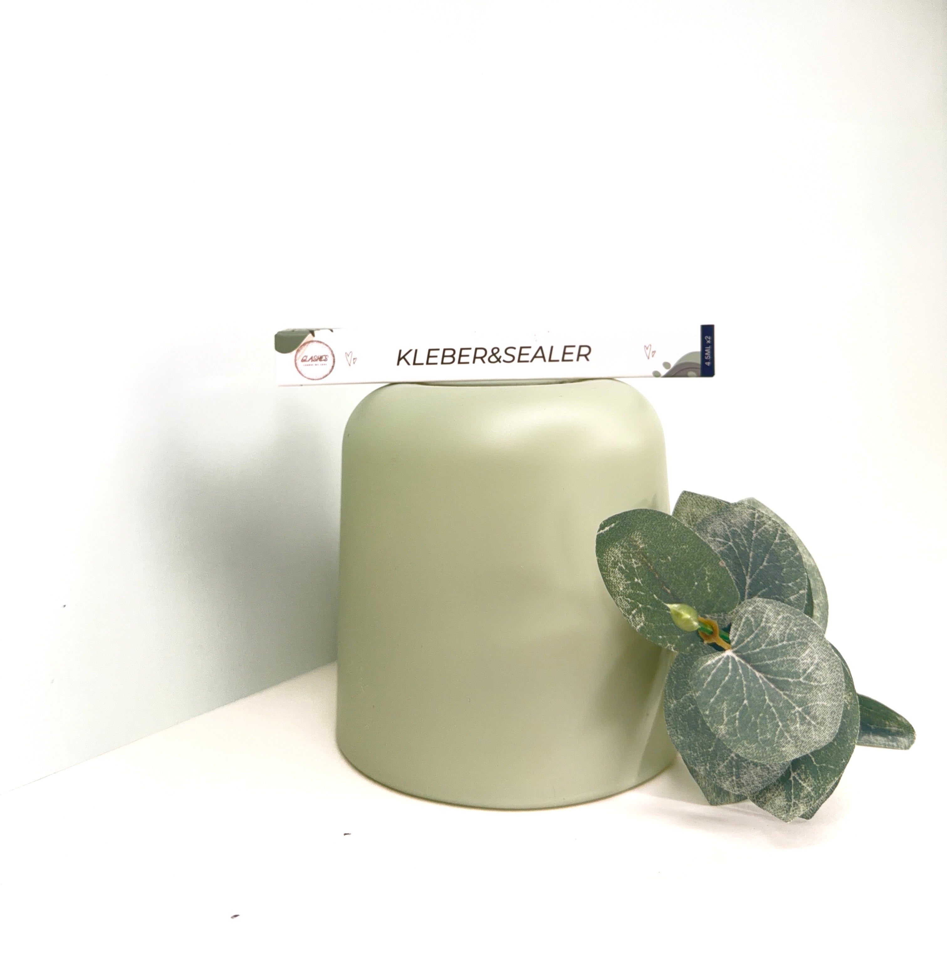 Wimpernkleber (schwarz) &Sealer (transparent) - Glashes