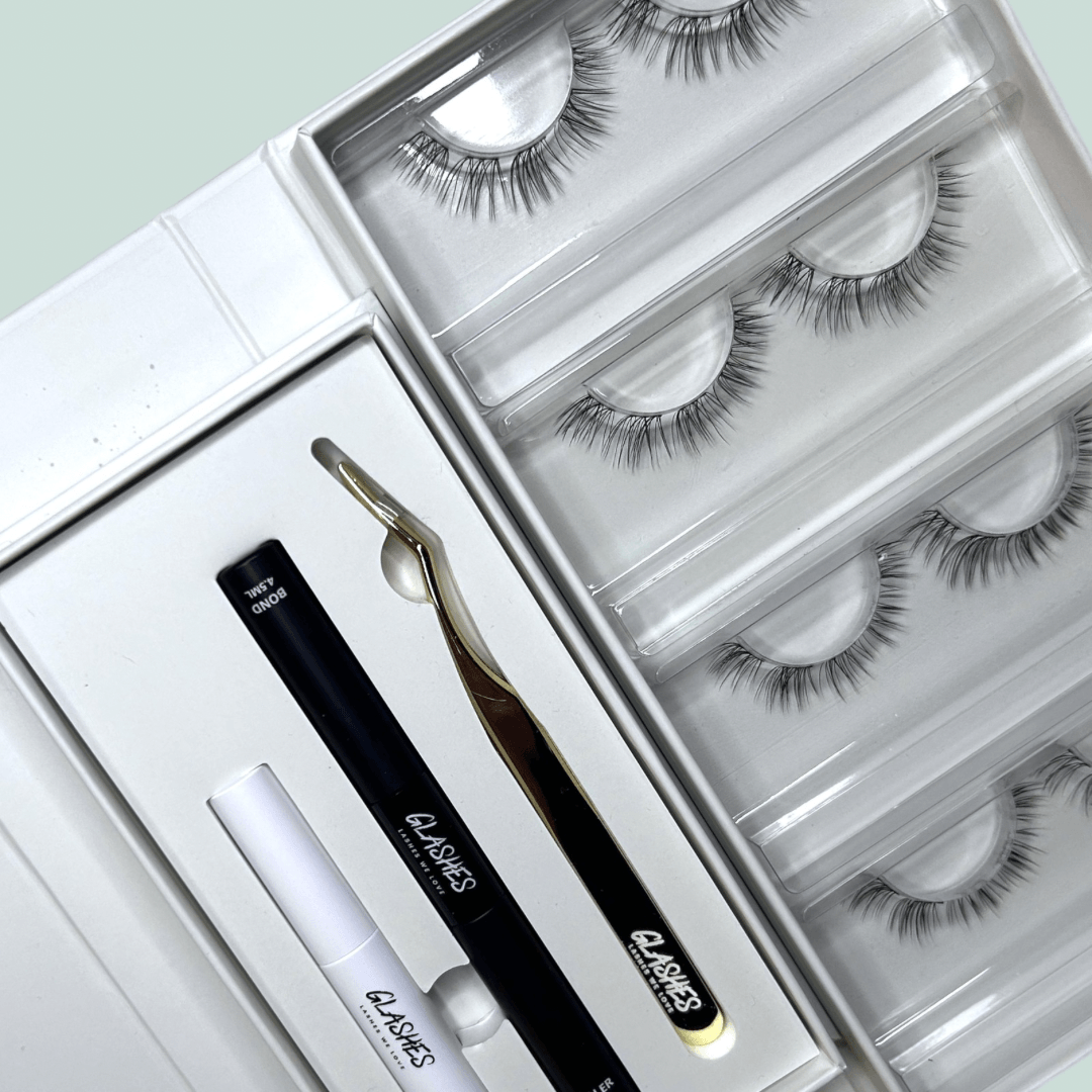 Starterset Leggy lashes (Dolleye) 12 - 14mm - Glashes
