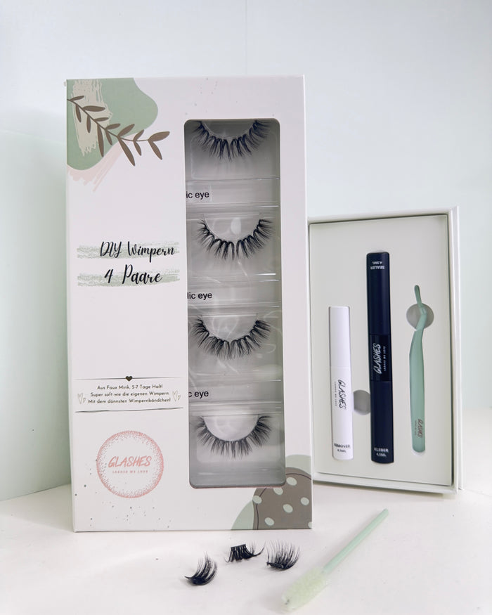 Starterset Angelic Eyes(Dolleye 12-14mm D- Curl ) - Glashes