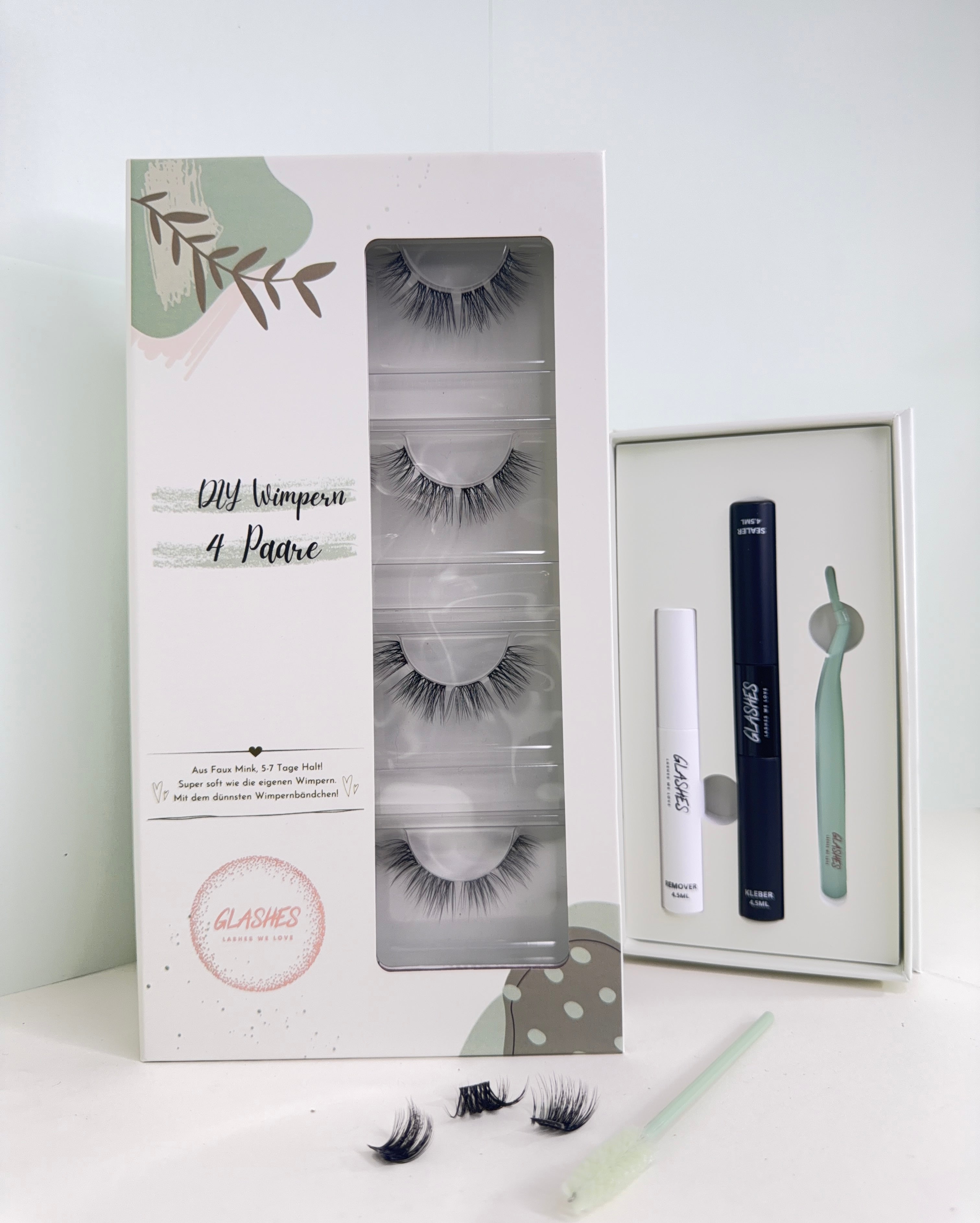 Starterset Flatterfee (Dolleye) 12-14mm CC- Curl - Glashes