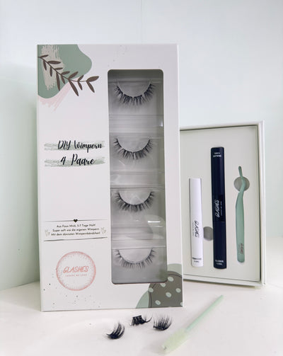 Starterset Glashes Lover  (Dolleye 12-13 mm D - Curl ) - Glashes