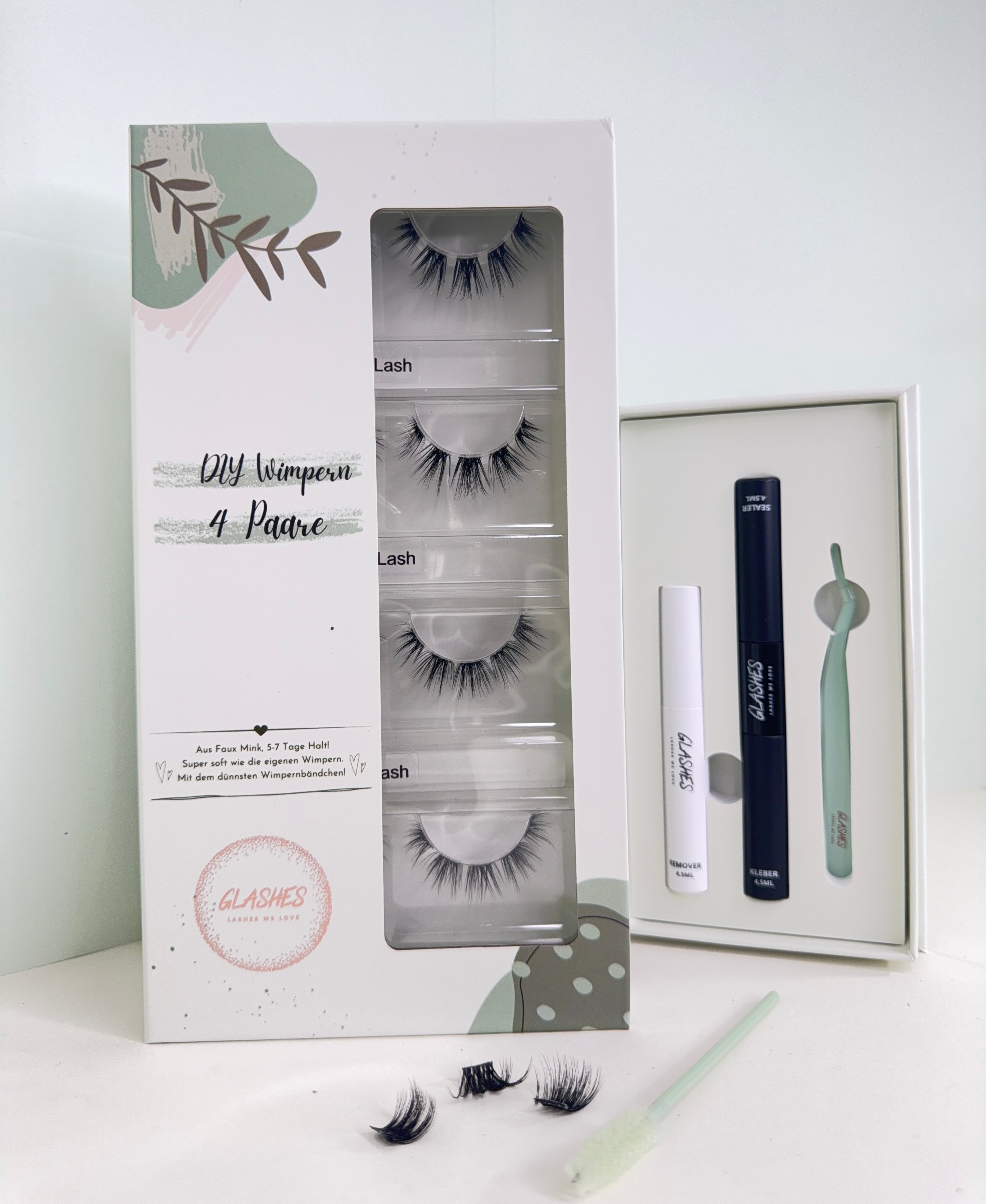 Starterset Holy Lash (Dolleye 10-14mm CC- Curl ) - Glashes