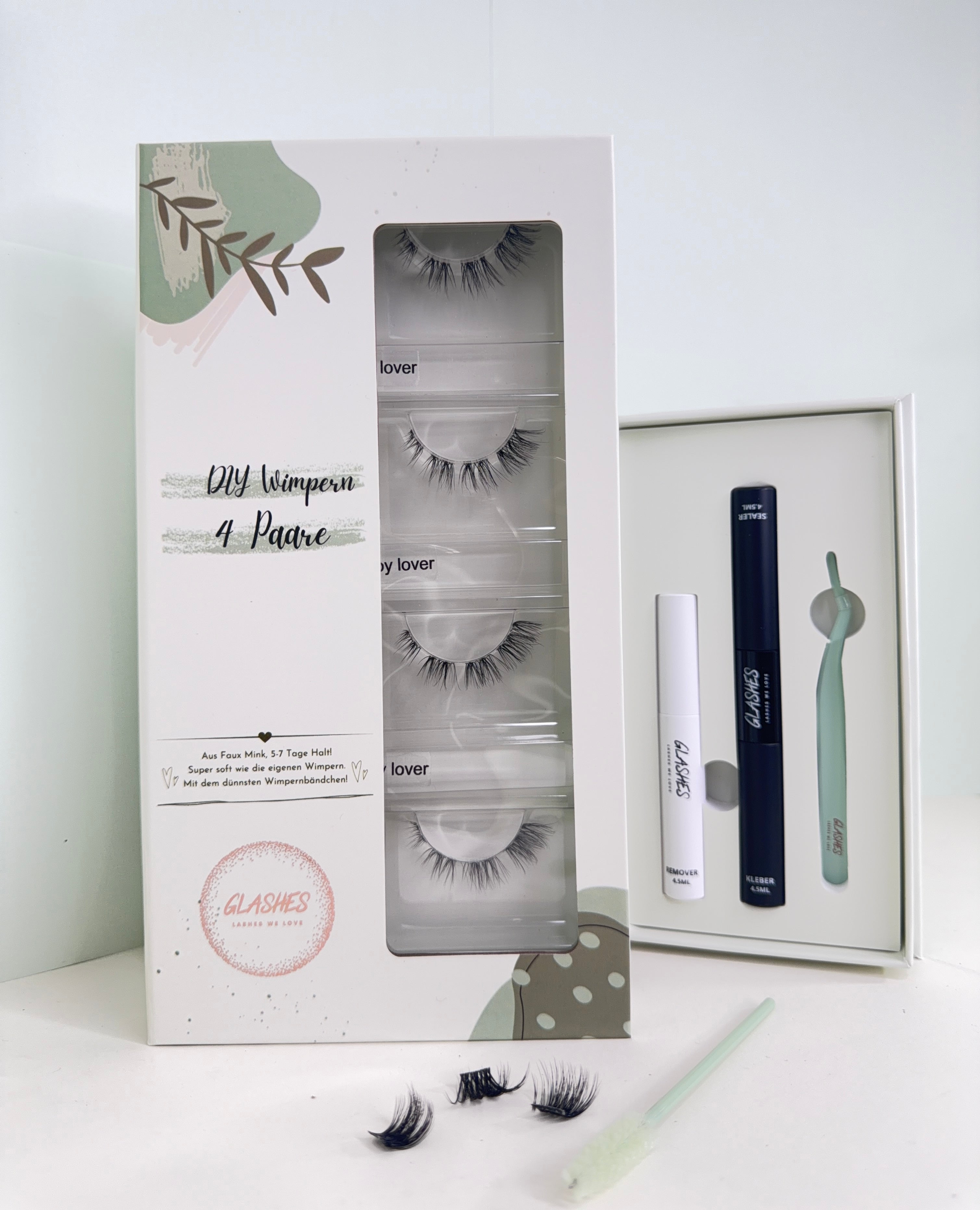 Starterset Whispy Lover (Cateye) 8-12mm CC-Curl - Glashes