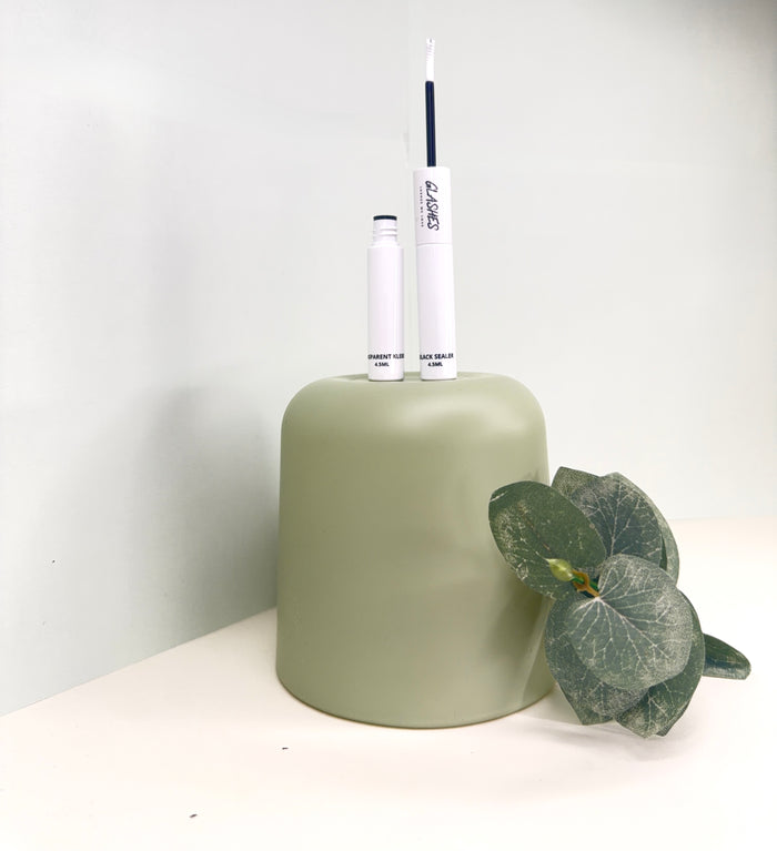 Transparenter Kleber & schwarzer Sealer (limitiert) - Glashes