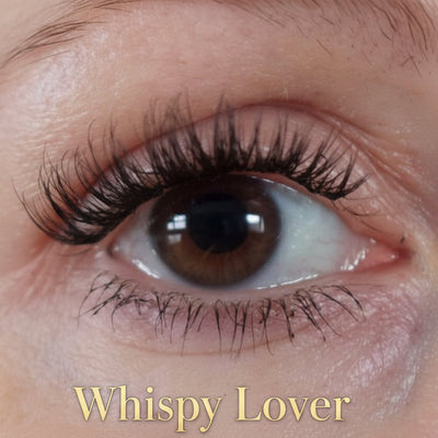 Whispy Lover DIY Wimpern am Auge — natürlicher Cateye Look
