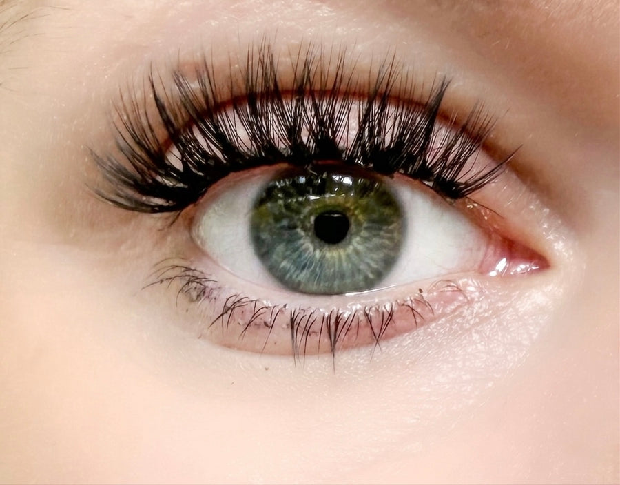 Zunehmende Sichel DIY Wimpern am Auge — Dolleye Look