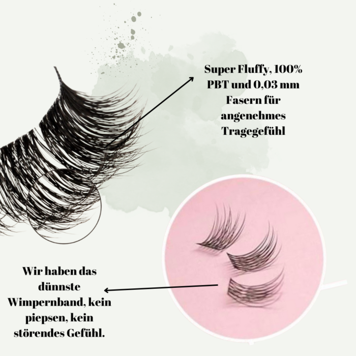 Wimpern kennenlernset